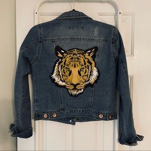 Custom made denim jacket